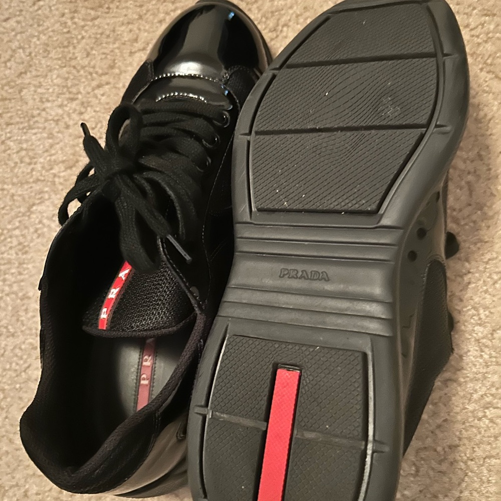 Prada American cup Black Sneakers